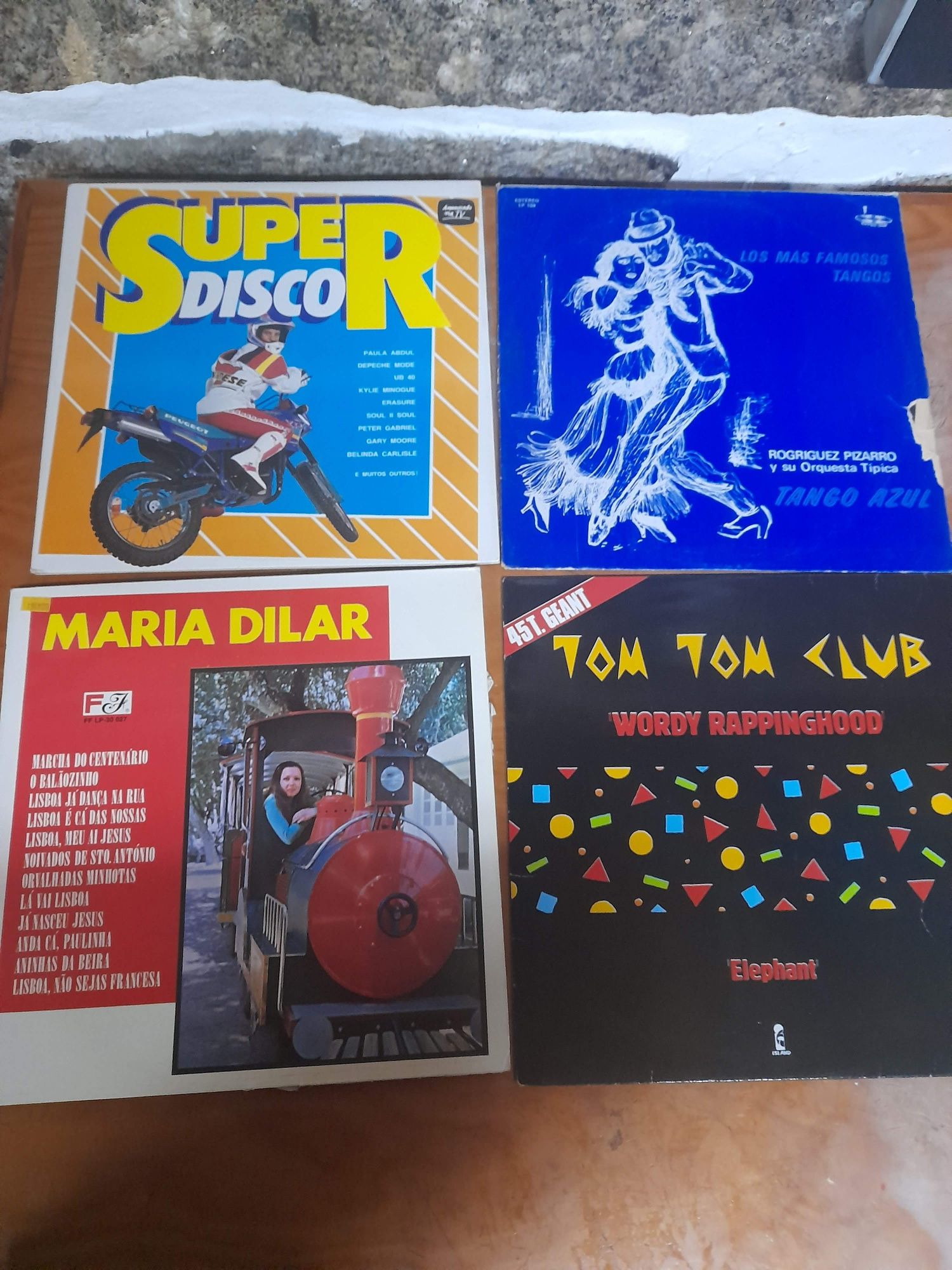 Discos de vinil cada