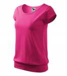 Koszulka Bluzka Damska T-shirt City Czerw.purp 2xl