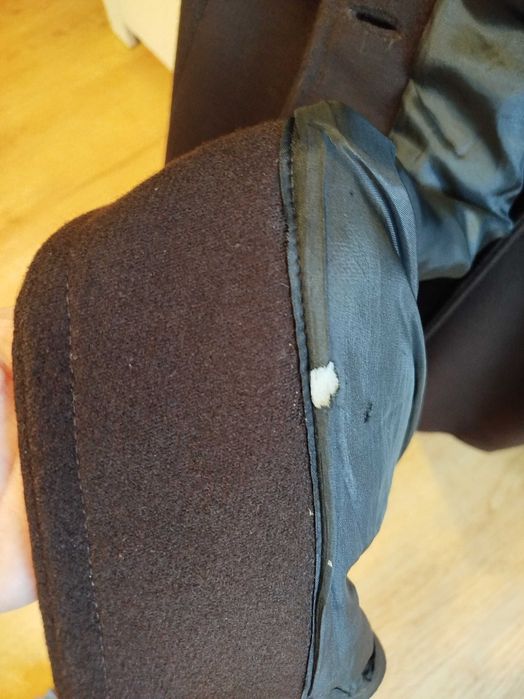 Płaszcz ciemnobrązowy damski R 52/54