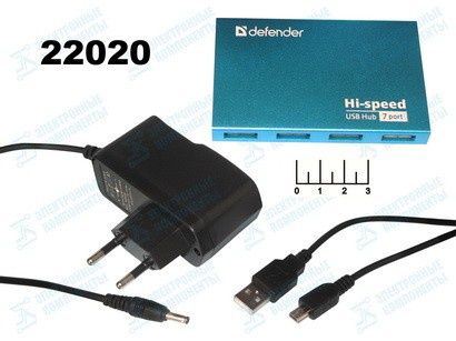 USB-хаб Defender Septima Slim USB 2.0