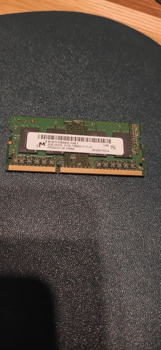 SODIMM Micron DDR3 2Gb  1600 МГц оперативна пам'ять