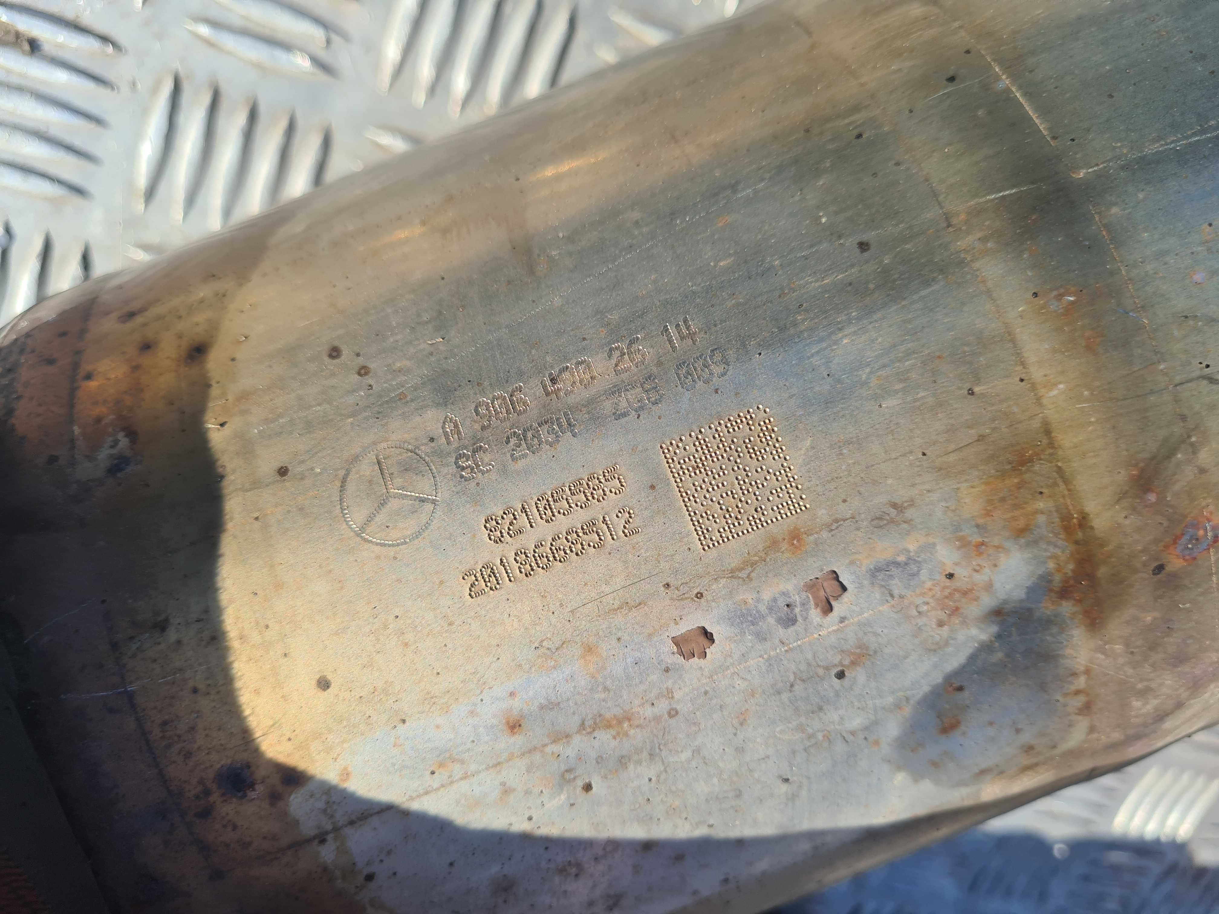 Mercedes Sprinter 907 filtr dpf katalizator AdBlue sonda lambda nox