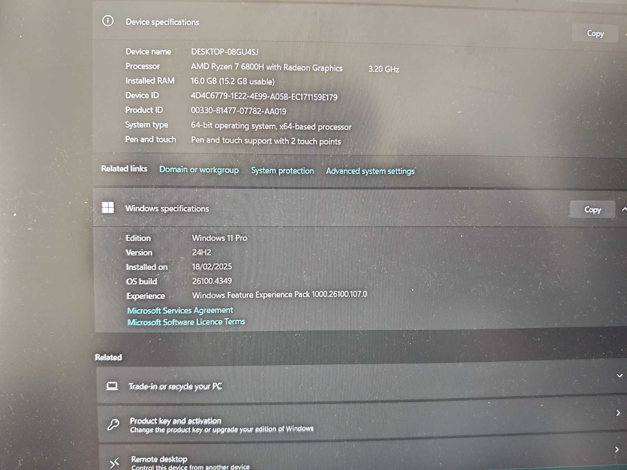 Portátil Lenovo Legion Slim S7 16'' - COMO NOVO!