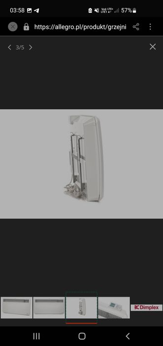 Grzejnik elektryczny łazienkowy Dimplex 2