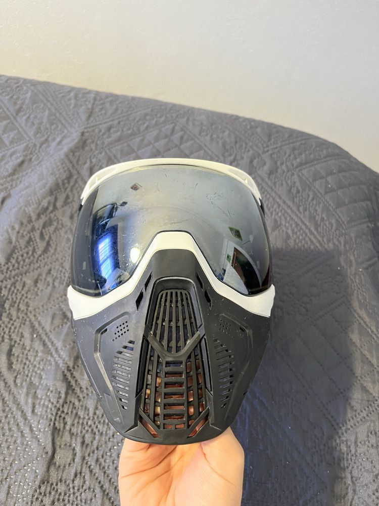 Mascara de Paintball HK SLR White Google - Trooper Lentes pretas