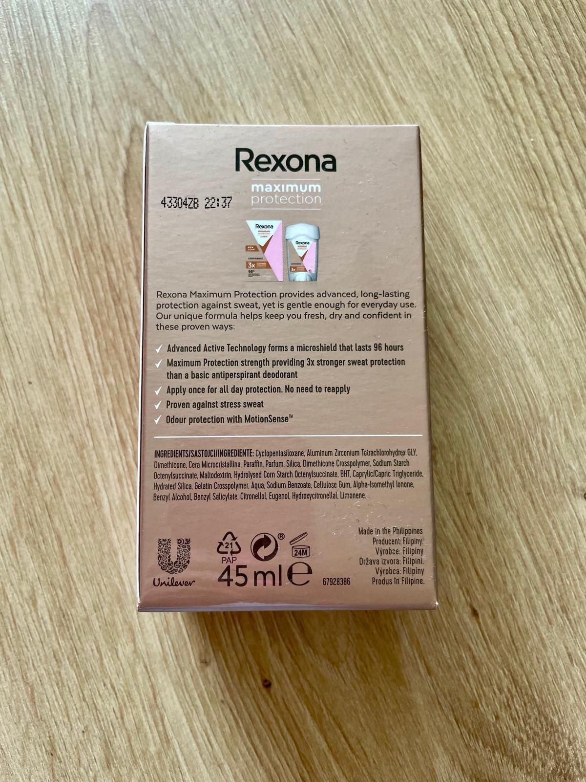 Nowa, oryginalna Rexona Maximum Protection
