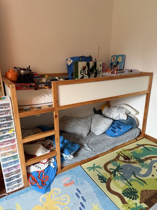 IKEA - Cama Kura+Dossel+Capa de edredão