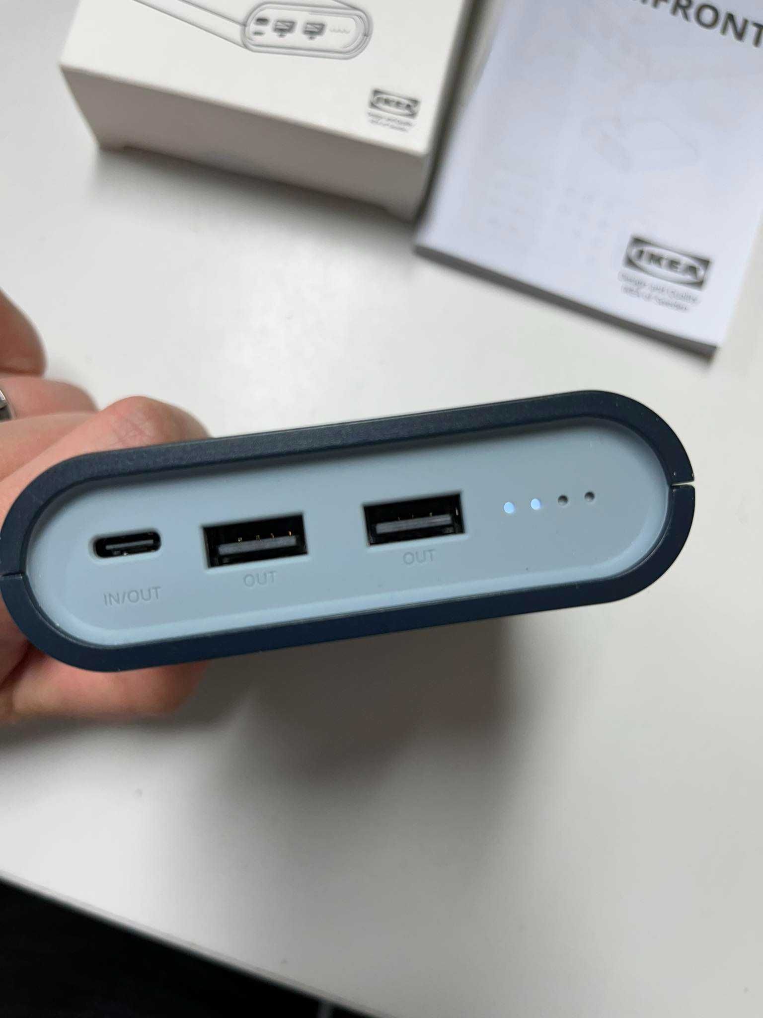 Powerbank IKEA VARMFRONT 10400 mAh USB C 3cm 18W  | WIĘKSZA ILOŚĆ