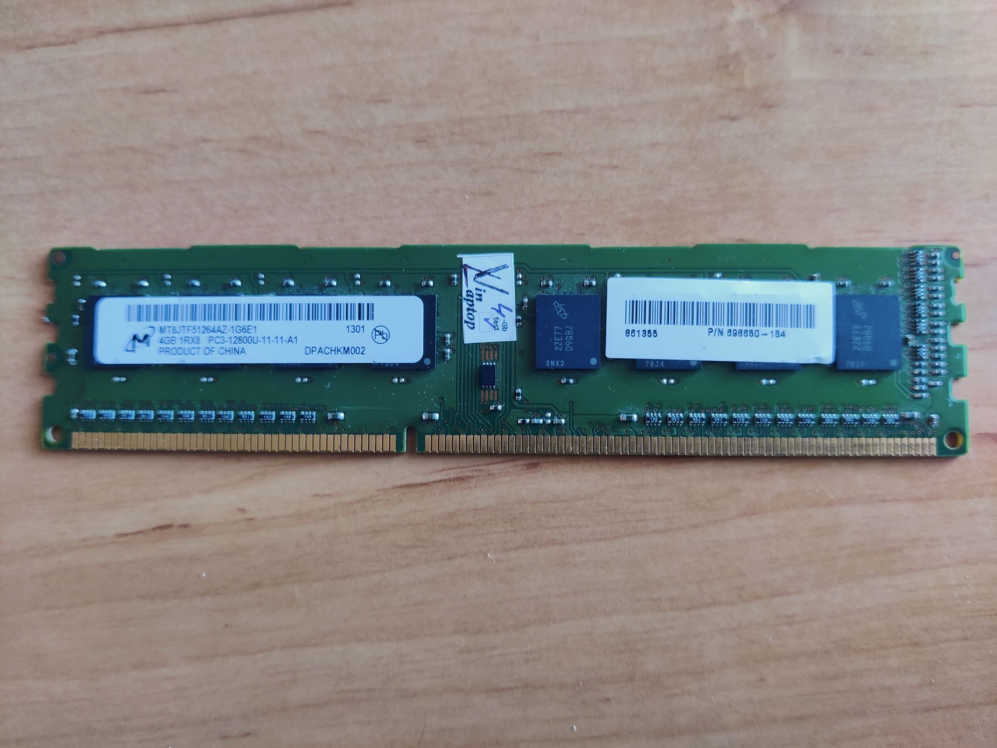 Оперативна пам'ять Micron DDR3 4GB