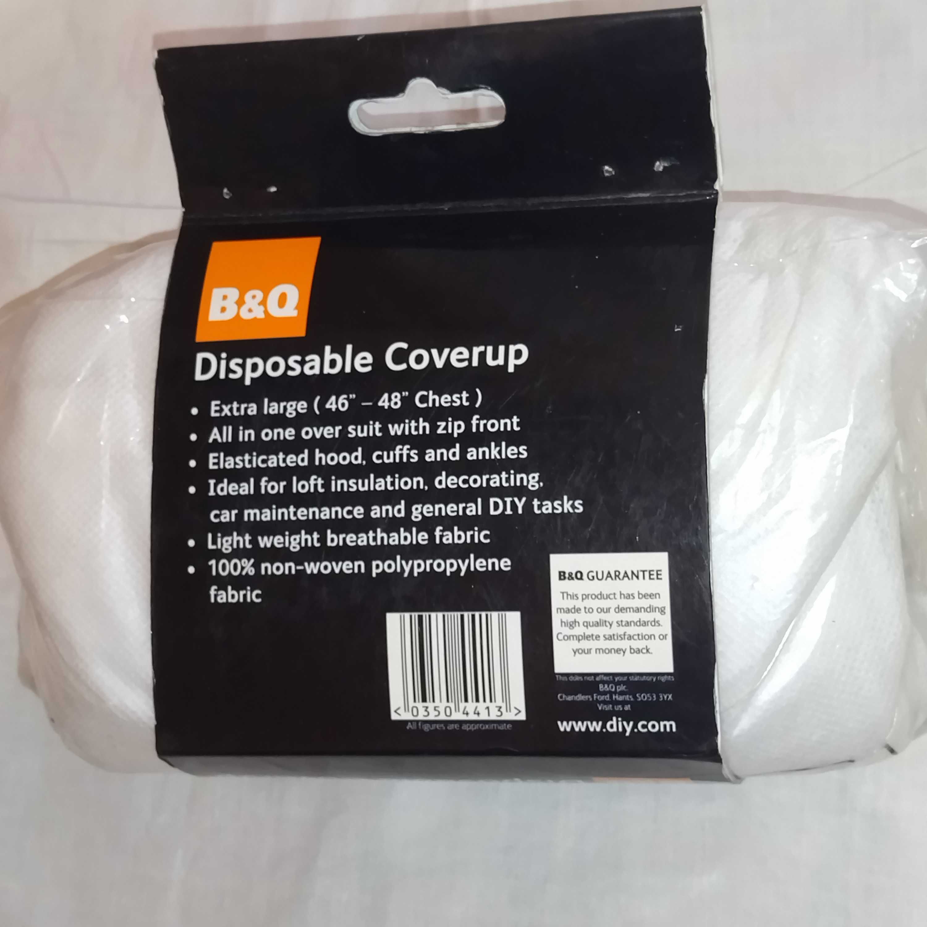 Белый защитный комбинезон (B&Q, AltShieldPro)