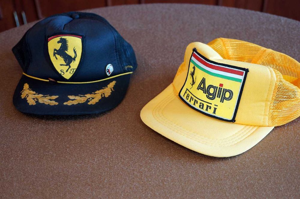 Chapéus do GP de Portugal Formula 1 finais anos 80 inícios anos 90.