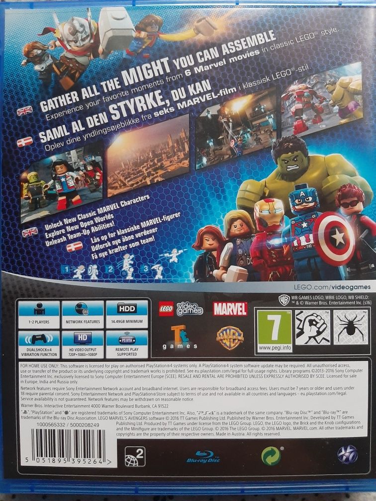 Lego Avengers gra na PS4