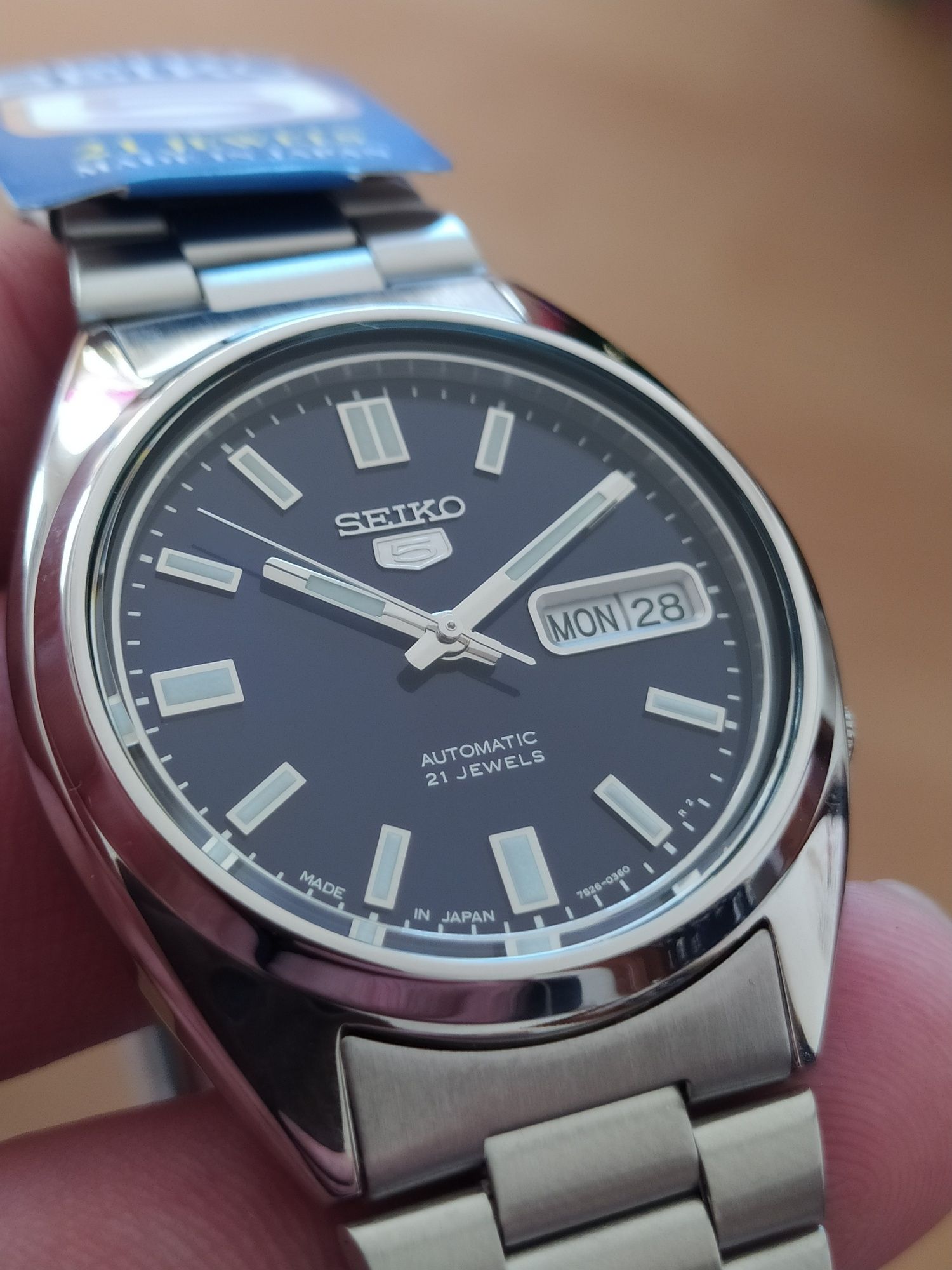 *NOVO* Seiko 5 automático 37 mm SNXS77J1 MADE IN JAPAN