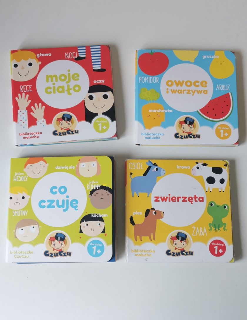 Biblioteczka Malucha 1+ CzuCzu 4 książeczki