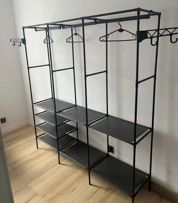 Garderoba XXL na ubrania NOWA szafa wieszak stelaż duża solidna 170cm