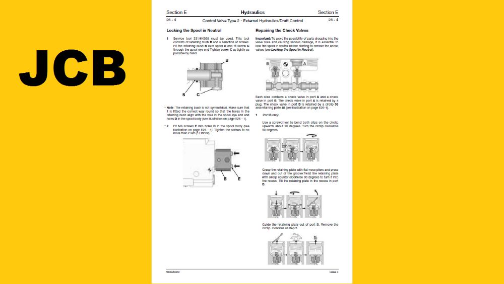 JCB instrukcje napraw WARSZTATOWE serwisowe WSZYSTKIE MODELE maszyn