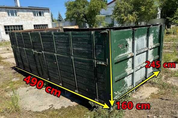 Kiper, skrzynia ładunkowa, wywrotka, stan bardzo dobry 490 cm Wysoka