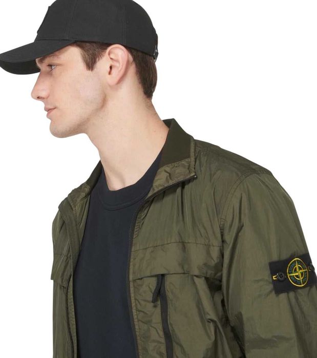 Куртка STONE ISLAND 41022 Garment Dyed Crinkle Reps R-NY Jacket Musk