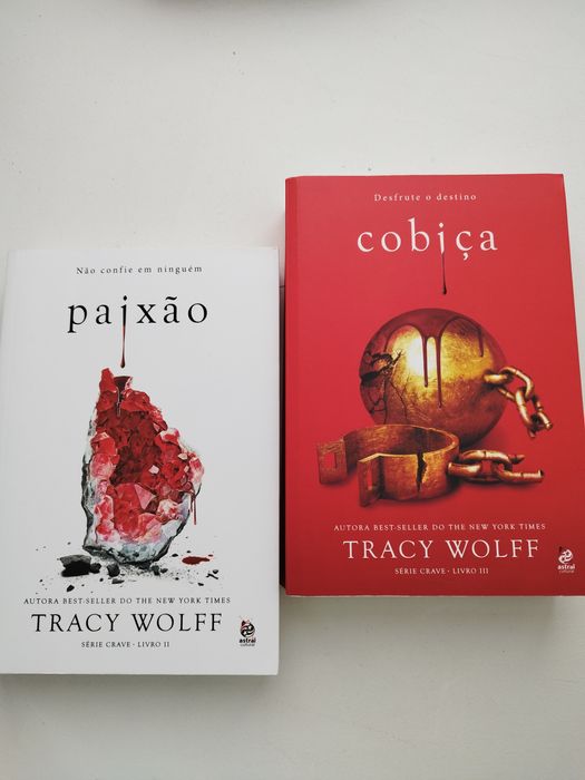 Vendo 2 livros Cobiça e Paixão da Tracy Wollf