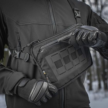 M-Tac сумка Admin Bag Elite Multicam Black барсетка чорна мтак