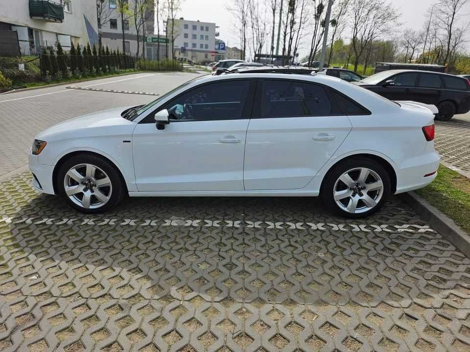 Białe Audi A3 2016 1.8 180km - brązowe skóry Gdańsk naprawdę ładne