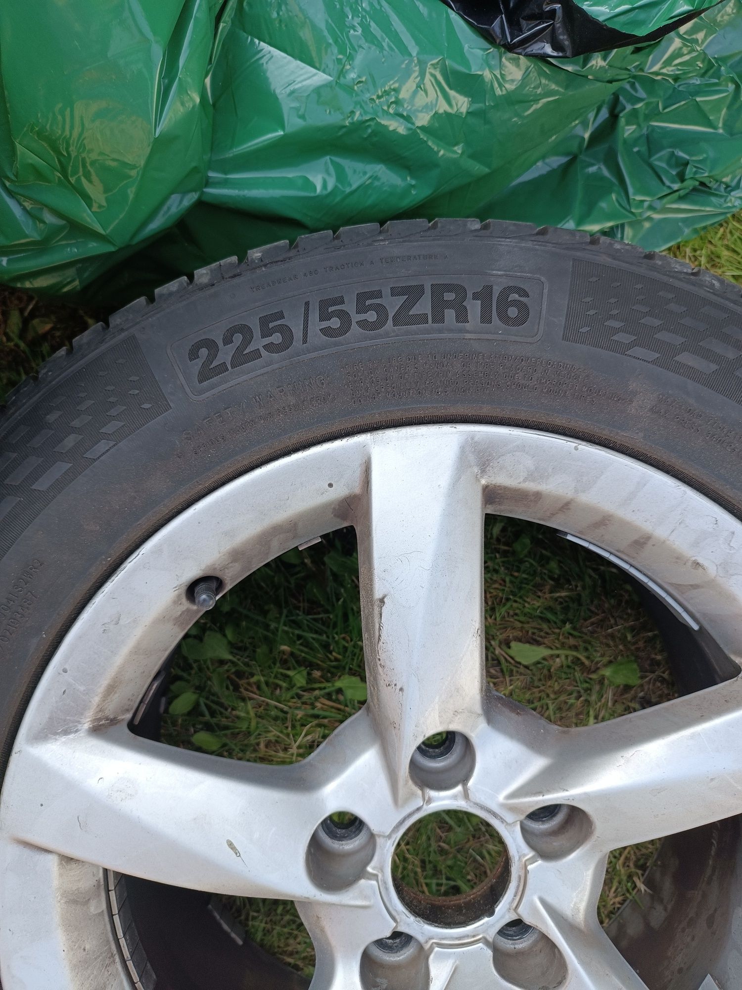 Na sprzedaz komplet felg r16 5x112 z oponami