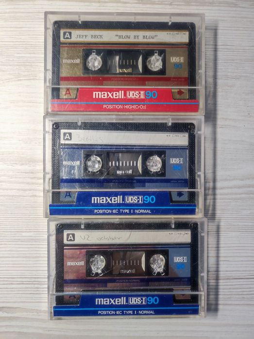 Аудіокасети Maxell UDS 1,UDS 2 90.