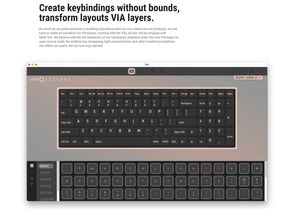 Nuphy Air 96V2, Lunar Gray, switch red/brown/cowberry/wisteria/moss