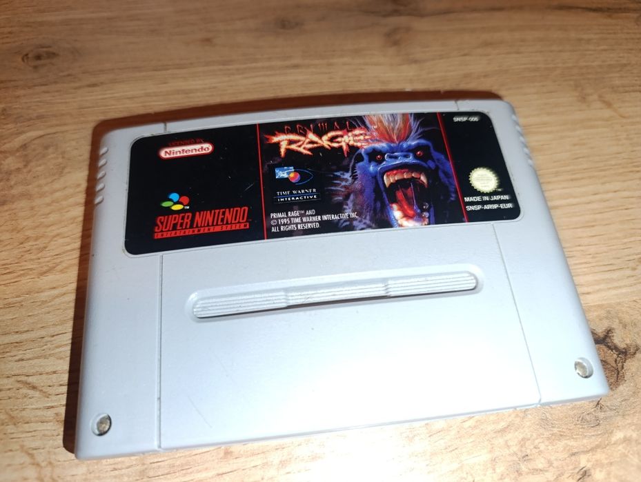 Primal Rage Super Nintendo SNES testowana język angielski w grze