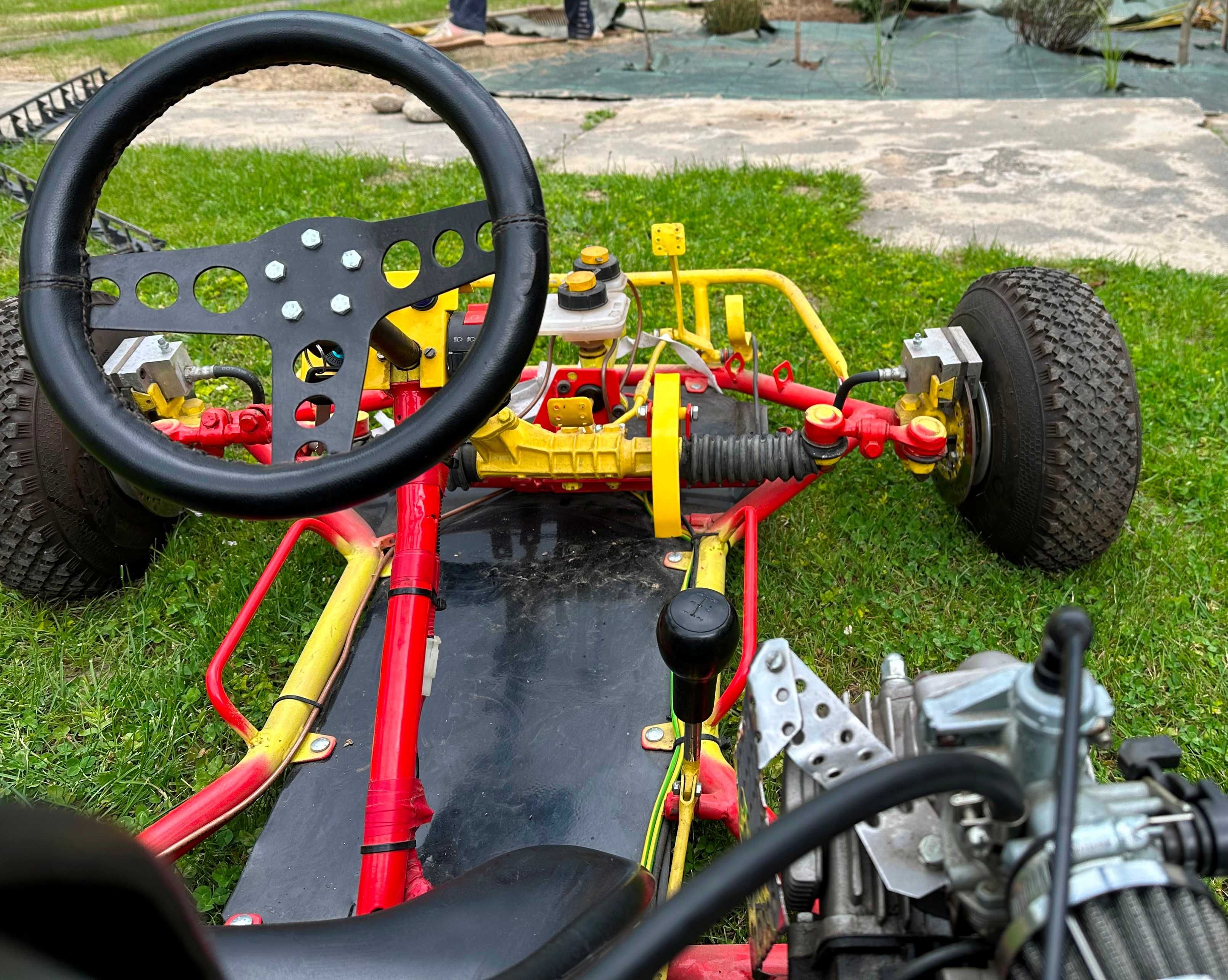 Gokart - oryginalna rama, silnik 4- suwowy 125 cm