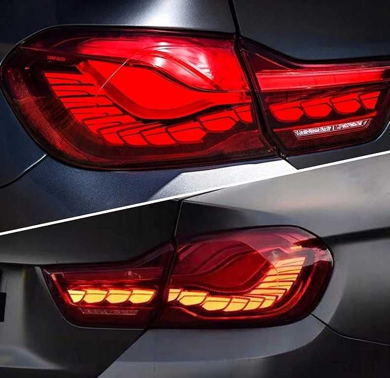 Lampy Tylne OLED GTS CS BMW F32 F33 F36 F82 M4  RED / SMOKE