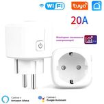 Розумна розетка 20 А. Wi-Fi розетка 20 A. Лічильник спожитої ЕЕ