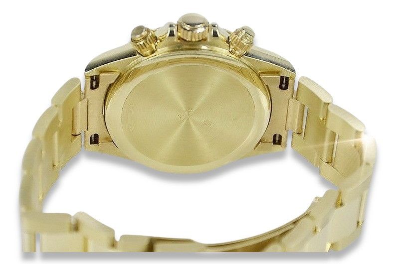 Prześliczny 14k złoty męski zegarek Geneve mw014y Gdańśk