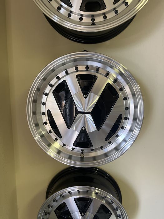 Jantes 14” 15” 16” 4x100 Estilo VW Golf MK1 Jetta MK2 Polo Caddy