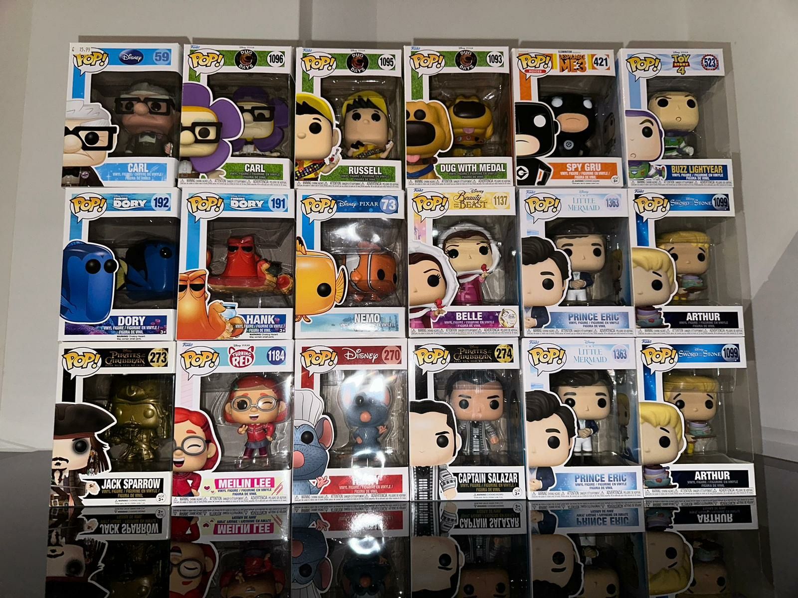 Coleção Funko POPs Disney, Movies e Marvel