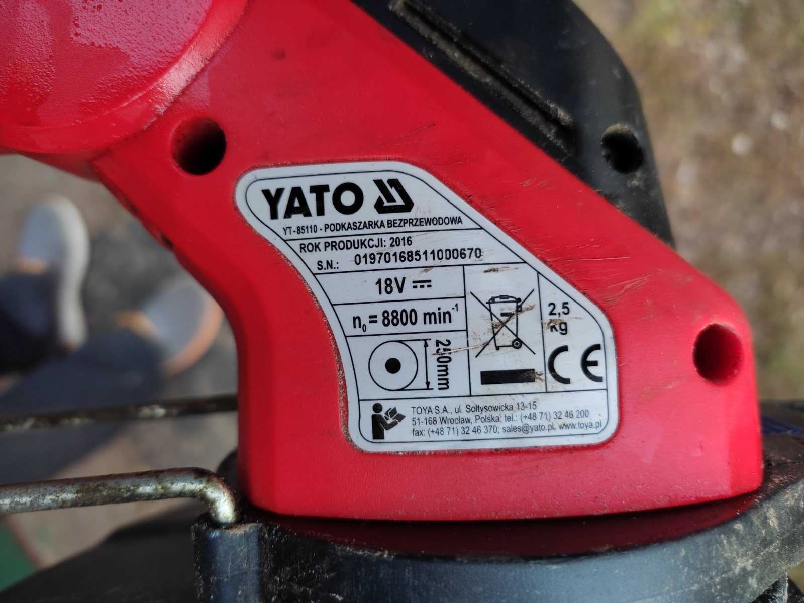 Аккумуляторный триммер YATO YT-85110 б/у