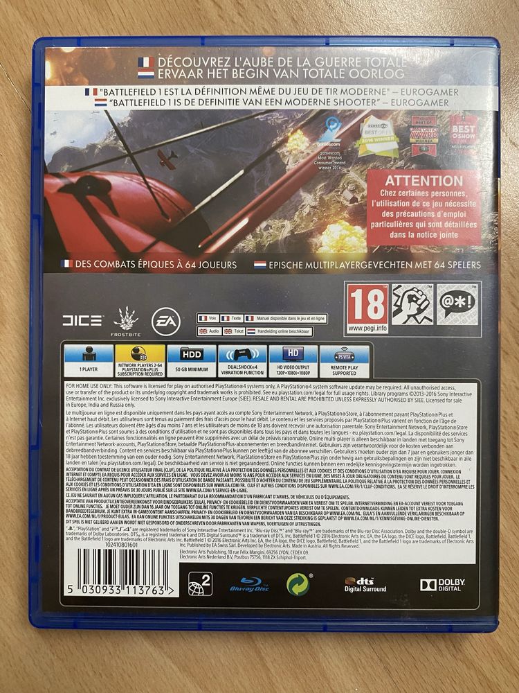 Battlefield 1 - Playstation 4