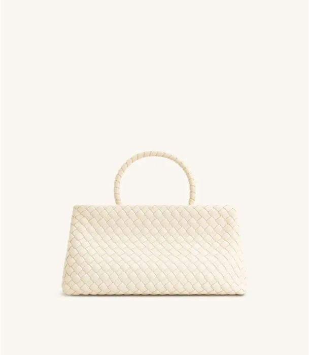 Сумка JW PEI Elora Woven Tote Bag - White