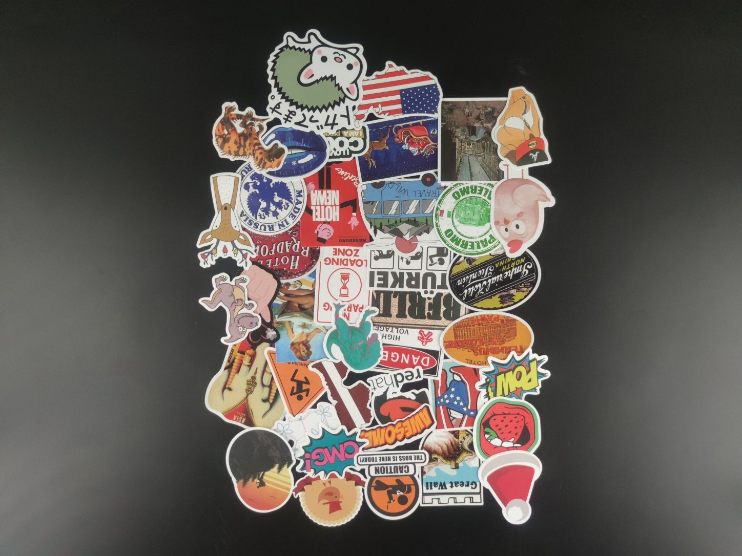 STICKER BOMB Naklejki Obklejki Oklejki Wlepki Kask czapka Zestaw#4