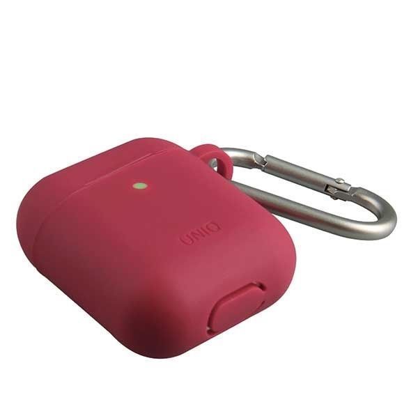 Uniq Etui Vencer Airpods 1/2 Gen. Silicone Bordowy/Burgundy Maroon