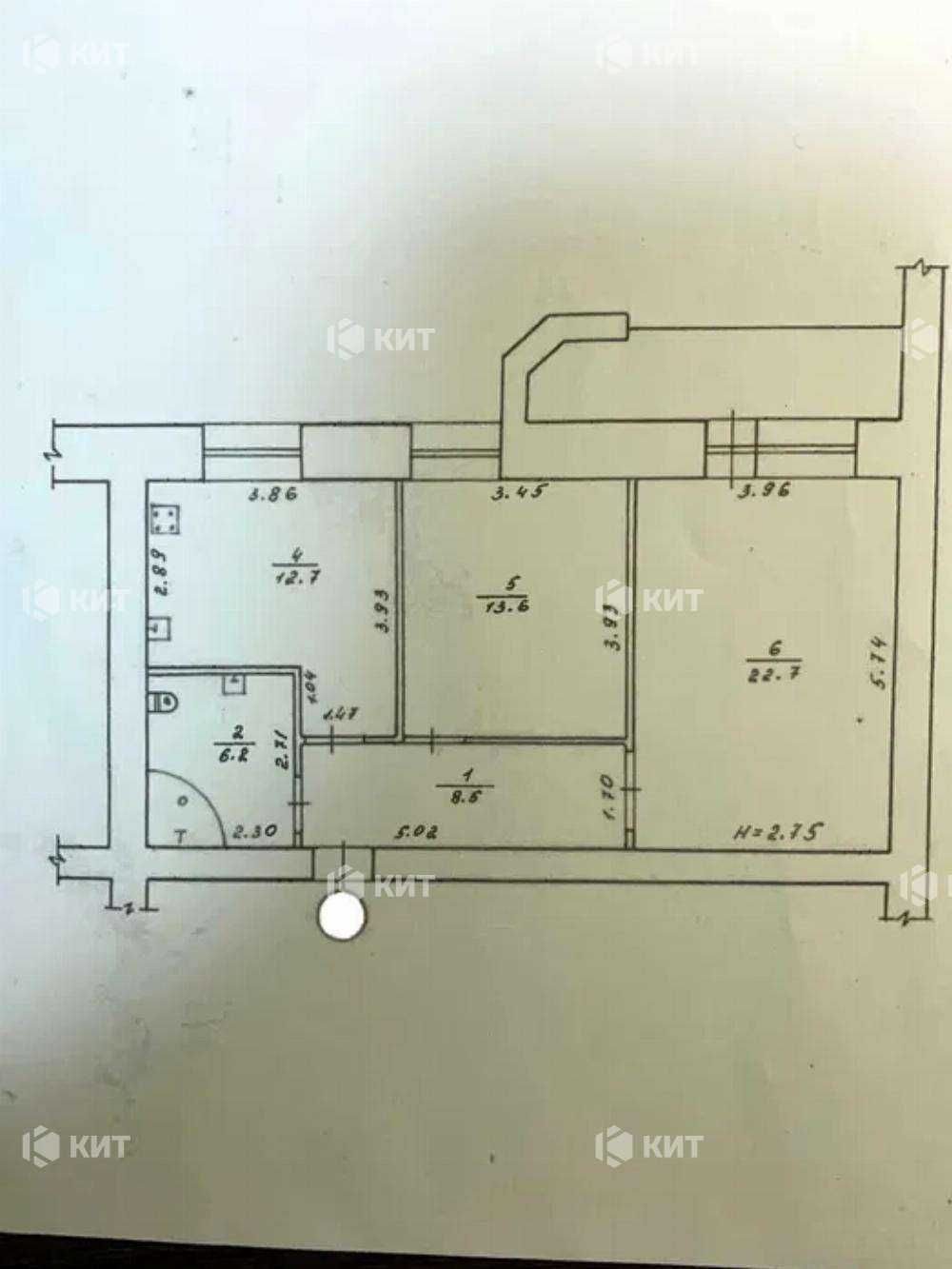 2к.71м2 Малишева (парк Артёма, Луч, пр. Героев Харькова 128-А)128589