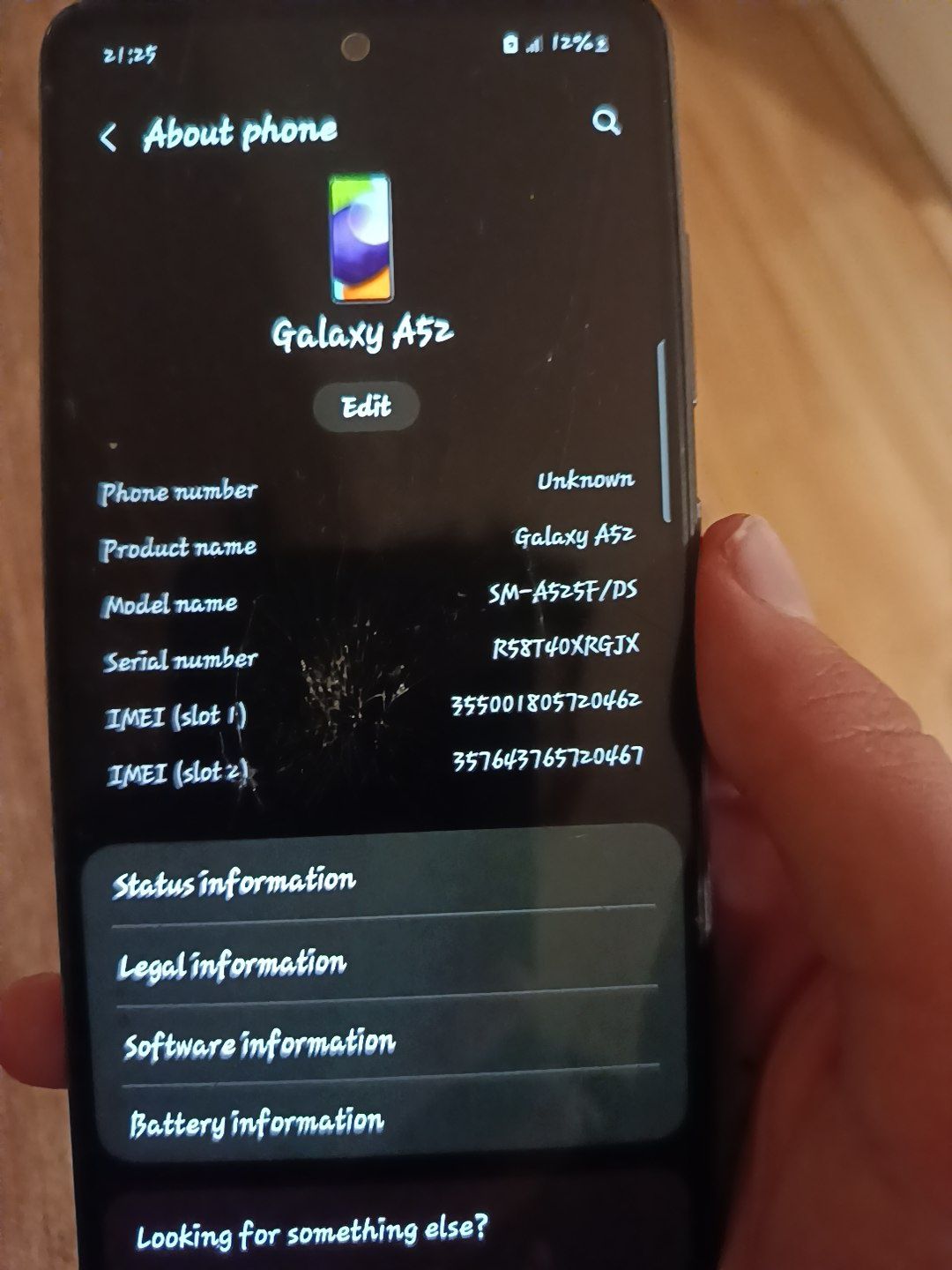Samsung A52 4G 6/128 czarny