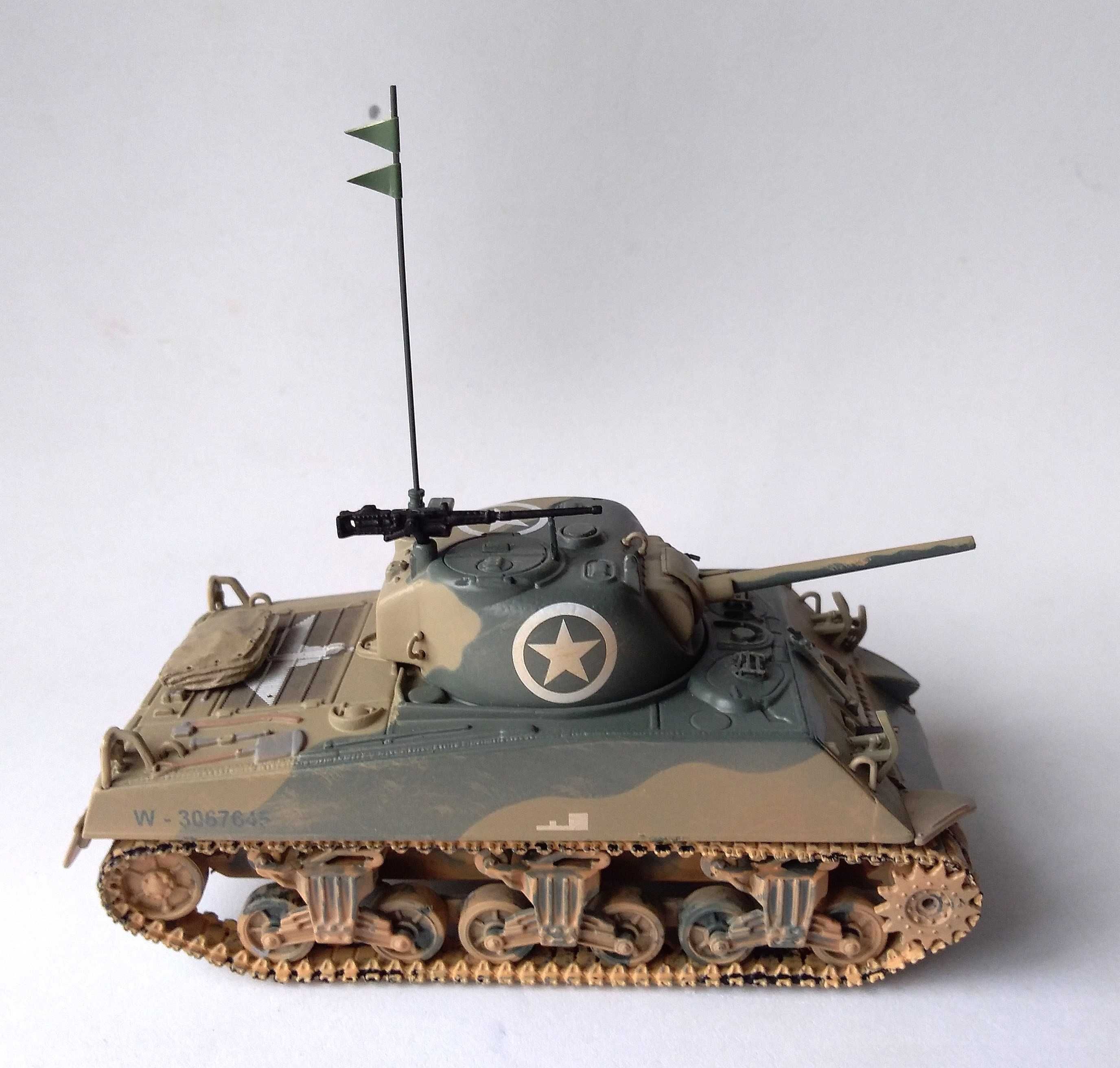Sherman M4A3, US Army na Sicília, II guerra mundial. Ver descrição