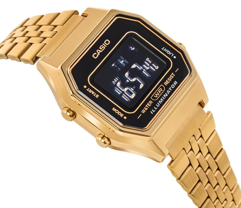 zegarek damski casio vintage la680wga-1bdf + box