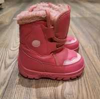 Buty Zimowe Dziewczęce Różowe Adaś 20