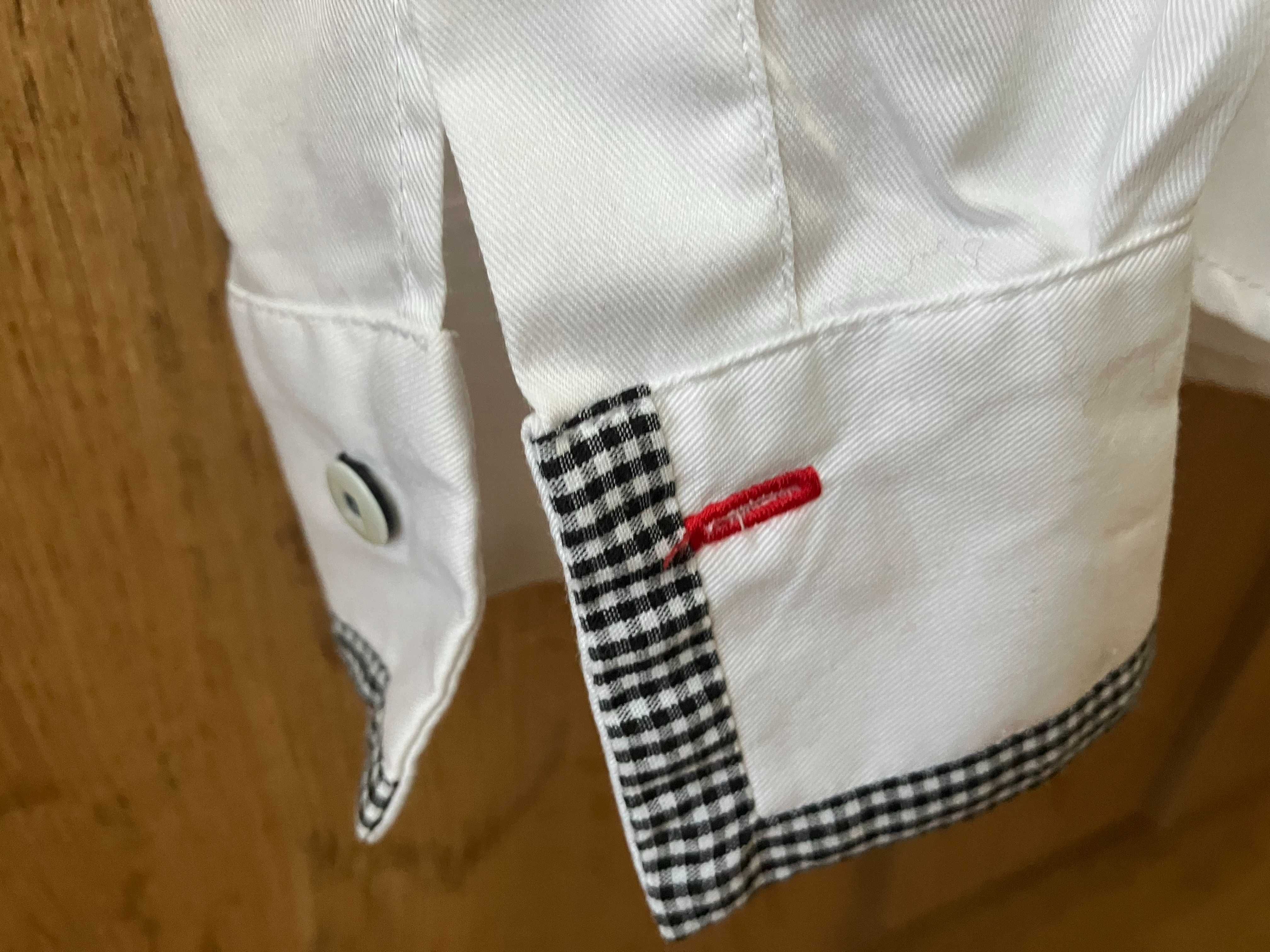 Elegancka biała koszulowa bluzka damska SENSO-KASTOR rozmiar 38/40