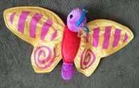 Manhattan Toy kolorowy pluszowy motyl pacynka