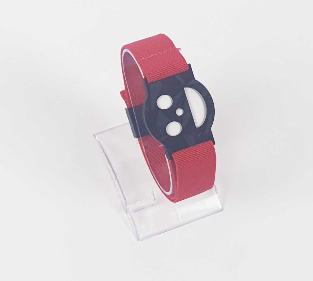 Opaska ochronna na sensor FreeStyle Libre 2 Uśmiech CZERWONA