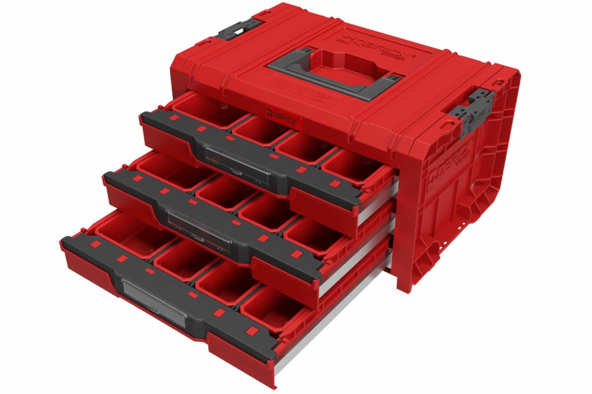 Qbrick System PRO Drawer 3 Toolbox Expert RED Ultra HD