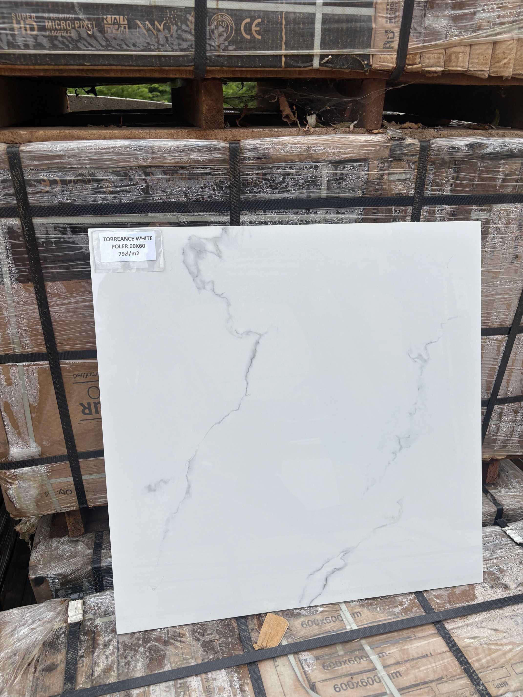 PŁYTKI CERAMICZNE SZKLIWIONE 60x60 podłoga ściana gresowe Super Poler